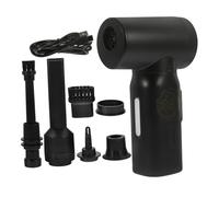EXCEART 1 Ensemble Souffleur De Poussière Ventilateur Puissant Dépoussiéreur à Air Comprimé Plumeau Nettoyeur De Clavier à Air Comprimé Voiture Haut Pouvez Portable Abdos