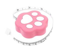 EXCEART 1 mini mètre ruban à mesurer pour le corps, ruban à mesurer en tissu, ruban à mesurer en forme de chat, ruban rétractable, ruban de corps, joli mètre ruban de fitness, porte-clés, élasticité,