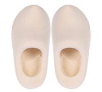 EXCEART 1 Paire de Mini Chaussures hollandaises en Bois - Décoration - Porte-clés - Sabots hollandais - Ornements Miniatures - Accessoires de Maison poupée - Chaussures poupée - Noël -