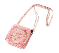 EXCEART 1 Pièce Housse de Caméra Instantanée PU avec Motif Flamant pour Mini Étui Protecteur Élégant et Pratique pour Shopping Camping Voyages