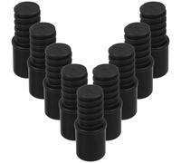 EXCEART 10 Pièces Adaptateur de Rallonge Noir ABS à Embout Fileté 22mm | Montage Rapide et Maintien Stable, pour Poteaux de Serpillière et Rouleaux de Peinture, Usage Professionnel