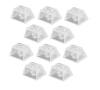 EXCEART 10 Pièces Keycaps pour Clavier Mécanique Dessus Touche Translucide sans Impression Rénovation DIY Couverture Clavier Rétroéclairé Décoration Adaptée Aux Joueurs