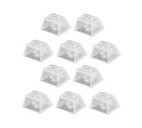 EXCEART 10 Pièces Keycaps Transparent pour Claviers Mécaniques Couverture Protectrice Non Imprimée pour Claviers