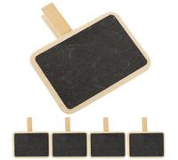 EXCEART 10 Pièces Pinces pour Étiquettes Alimentaires en Bois, Mini Pinces Rectangulaires pour Tableau Noir, pour Projets Manuels et Affichage Mural Lors de Fêtes