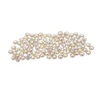 EXCEART 100 Pièces Boutons Strass Tournesol Double Or pour Accessoires Cheveux DIY Ornements Floraux Robustes pour Mariage et Usage Quotidien