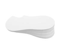 EXCEART 100 Pièces Cartes de Présentation en Papier Blanc pour Chaussettes Basses Invisibles, Faciles à Nettoyer et Prolongent la Durée de Vie des Chaussettes, Adaptées aux Magasins
