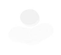 EXCEART 100 Pièces Films Transparants pour Badges Pellicules Plastiques Claires Rondes Protection et Haute Transparence pour Emblèmes DIY