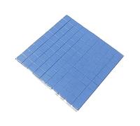 EXCEART 100 Pièces Tapis Thermique Silicone Conducteur Matelas de Conduction Thermique pour GPU CPU LED Découpe Personnalisable et Haute Élasticité Remplacement pour Dissipateurs de