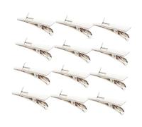 EXCEART 100pièces Décoration De Noël Clips pour Ornements De Sapin Accessoires Multifonctionnels pour Fleurs Et Couronnes pour Décorations De Fête Et Rangement