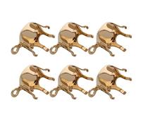 EXCEART 100pièces Pendentif Cuivre Forme De Griffe Dorée pour Création De Bijoux DIY avec Trou De Suspension