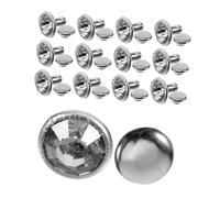 EXCEART 100pièces Rivets À Strass Cristal Pour Décoration De Vêtements Chaussures Et Sacs Embellissements Pour Projets De Diy Rivets Durables Et Faciles À Utiliser