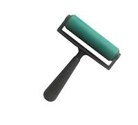 EXCEART 10Cm Rouleau en Caoutchouc Brayer en Caoutchouc Souple Applicateur Pinceau Rouleau Dalle pour Arts Artisanat Encre La Gravure Bloc Stamping Impression Application de Colle Papier