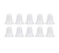 EXCEART 10Pcs Modélisation Polystyrène Polystyrène Mousse de Cloche De Noël DIY Blanc Forme De Mousse Artisanat Arbre De Noël Ornements Suspendus pour La Maison de Décorations