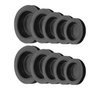 EXCEART 10pièces Lot de Bouchons Caoutchouc Rond pour Tirelires Bouchons Étanches pour Boîtes à Économies Adaptés aux Tirelires Petites Diamètres Variés Protection Sécurisée