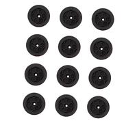 EXCEART 12 Pièces Coussinets de Châssis pour Amplificateur Lot de Plastique Antidérapants pour Isolation Audio pour Haut Parleurs et Équipements Électroniques