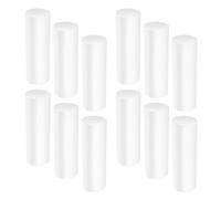 EXCEART 12 Pièces Cylindres en Mousse Artisanale Solides Géométriques Blancs 20x6 Cm pour Loisirs Créatifs et Cours de Mathématiques à Domicile pour Garçon et Filles