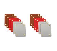 EXCEART 12pièces Housses De Poignée De Pu Accessoires Couleurs Pour Personnalisation Et Des