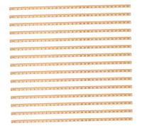 EXCEART 15 Pièces Règles de Pin à Échelle Simple Face Règles Portables Multi Angles pour Étudiants Bureau et Projets Créatifs à Domicile