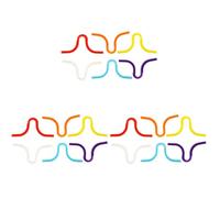 EXCEART 18pièces Clips De Nez Silicone Anti-buée Pour Masques Accessoires De Protection Nasale Coussinet Confortable Pour Lunettes Prévention Buée