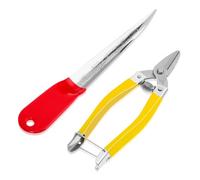 EXCEART 1Ensemble Outil de Réparation Osier avec Ciseaux Kit de Réparation Rotin et Outils de Vannerie pour Panier pour Meubles Rotin et Osier
