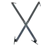 EXCEART 1paire Support de Charnière Pliable pour Miroir sur Pied Tige de Connexion Robuste Charnières de Meuble Multifonction avec Fermeture Douce et Support de Couvercle Ajustable