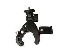 EXCEART 1Pièce Support De Téléphone Portable Multifonction avec Pince pour Diffusion Direct Adaptable Aux Smartphones Design Noir Prise De Multi Angle pour Voyage