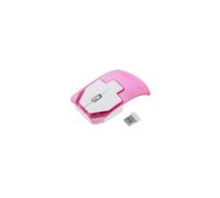 EXCEART 2.4g Souris Optique sans Fil Ghz à Boutons avec Éclairage Transparent pour Pc Rose