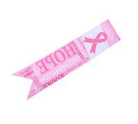 EXCEART 2 PièCes BannièRes Sensibilisation Cancer Du Ruban Rose DéCoration Femmes Santé Pour Maison, Jardin, Porte, FenêTre, Mur, ÉVéNements IntéRieurs Et ExtéRieurs 130x30cm