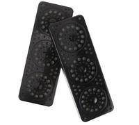 EXCEART 2 Pièces Boîte de Conservation Rectangulaire pour Cigares Système de Contrôle D'humidité, Accessoires pour Humidificateur en Plastique et Mousse de Fleur, pour Étude Privée
