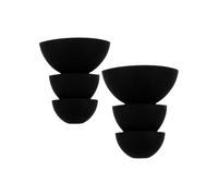 EXCEART 2 Pièces Bouchons D'oreilles Souples pour Dormir, Embouts D'oreilles en Silicone, du Bruit, Noir, Réutilisables, pour Sommeil et Écoute Musicale, pour Femmes