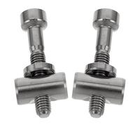 EXCEART 2 Pièces Boulons de Tige de Selle en Alliage de Titane M5x30 Structure de Verrouillage et Ajustement Précis pour Selle de Vélo Tout Terrain sur Routes Lisses et Terrains Variés