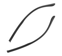EXCEART 2 Pièces Branches de Remplacement pour Lunettes en Alliage de Titane Noir, Fixation Sécurisée et Ajustement Polyvalent pour Usage Quotidien et Activités en Extérieur