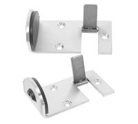EXCEART 2 Pièces Butée de Porte en Acier Inoxydable Robuste à Fixer au Sol Protection Murale, Construction Lourde, pour Bureaux et Espaces Publics Modernes