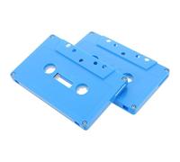 EXCEART 2 Pièces Cassette Audio Vide Décorative en Plastique au Design Rétro Classique, Bande Vierge pour Enregistrement, pour Bureaux et Étagères Une Ambiance Nostalgique