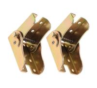 EXCEART 2 Pièces Charnière Pliable Autobloquante en Fer pour Banc et Lit