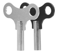 EXCEART 2 pièces Clé de Remontage Horloge Acier pour Pendules Murales et Comtoises Outil Pratique de Réparation et Remontage Mécanique