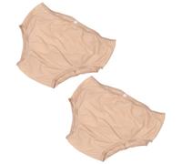 EXCEART 2 Pièces Culottes Réutilisables Adultes Imperméables avec Protection Anti-fuite Élastique Confortable Respirantes et Lavables Protection Fiable pour Soins Prolongés des Personnes