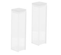 EXCEART 2 Pièces Cuvette de Spectrophotomètre en Quartz et Plastique, Petite Taille, Mesure Précise pour Utilisation en Laboratoire D'analyse Expérimentale