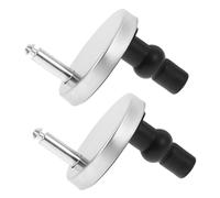 EXCEART 2 pièces Fixations Acier Inoxydable pour Abattant Wc Vis Résistantes avec Joint Caoutchouc Kit de Remplacement et Compatible Plupart des Sièges de Toilettes Standard