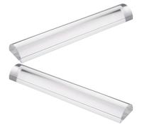 EXCEART 2 Pièces Loupe de Bureau en Acrylique 2x avec Guide de Lecture pour Travail et Étude Outil de Lecture Transparent Fluide de Documents et Cartes