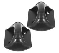EXCEART 2 Pièces Poignée à Ventouse en Plastique Noir | Pose sur Surface Lisse, Grip Sécurisé, Usage Moderne, pour Portes Coulissantes, Armoires et Vitrines