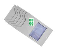 EXCEART 2 Pièces Support de Carte de Table Porte-cartes de Visite Rayonnage à Cartes D'entrepôt Mural en Plastique 5 Poches, pour Gestion D'inventaire et Badges de Présence en Usine
