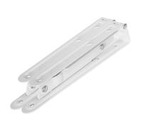 EXCEART 2 Pièces Support Mural Pliable en Fer Blanc, Équerre Triangulaire Réglable et Décorative pour Étagères, pour Pots de Fleurs et Livres en Intérieur ou Bureaux