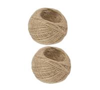 EXCEART 2 Rouleaux Corde de Jute Naturelle Flexible pour Emballage Bricolage décoration Mariage et travaux manuels
