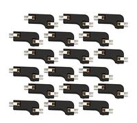EXCEART 20 Pcs Connecteurs PCB pour Clavier Mécanique à Échange Rapide, Support Abs Professionnel Double Pince, Compatible Clavier D'ordinateur à Chaud