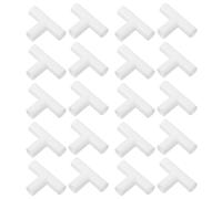 EXCEART 20 Pièces Connecteurs T en Plastique Blanc 11mm pour Étagères | Installation Facile, Structure Stable et Charge Renforcée, pour Solutions de Rangement DIY et Dortoirs