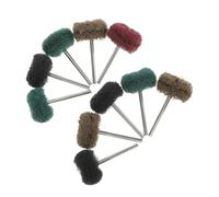 EXCEART 20 pièces Lot de Roues Abrasives de Polissage pour Perceuse Accessoires Rotatifs avec Tige Mini Brosse Nylon Multi-usage pour Ponçage et Polissage Précis