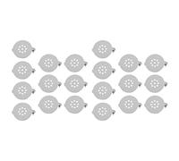 EXCEART 20 Pièces Porte-Broche Plateau à Bijoux Broches Perlées Au Base De La Broche Base De Broche De Disque en Métal Base De Plateau De Broche Épinglette Vierge Cuivre Suite Bouton