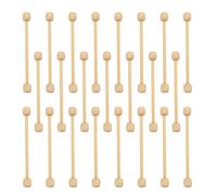 EXCEART 20 Pièces Poteaux Suspendus en Bois Marron pour Mini Tapisseries, Surface Lisse sans Bavures, Accessoires Tissés pour Petits Objets D'artisanat DIY