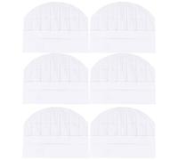 EXCEART 20 Toques Enfants Jetables en Papier - Bonnet De Chef LéGer Et Doux pour La Peau IdéAl pour La Cuisine Et La PâTisserie À Domicile Ou À L'ÉCole - 25X20CM Blanc